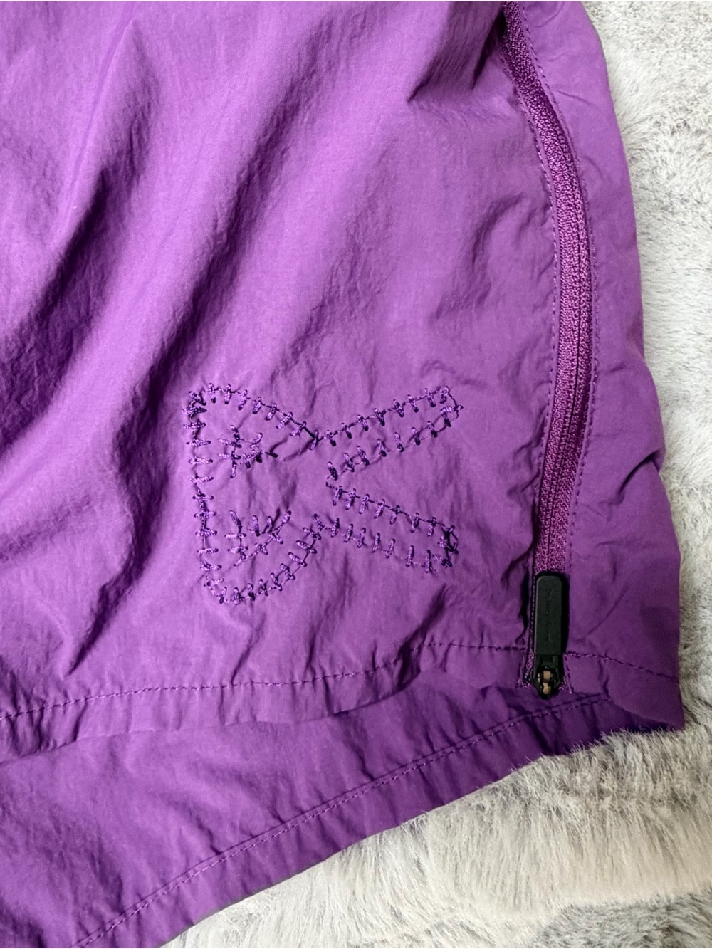 District Vision Nightshade Purple Lightweight Zippered Running Shorts small - Picture 5 of 16